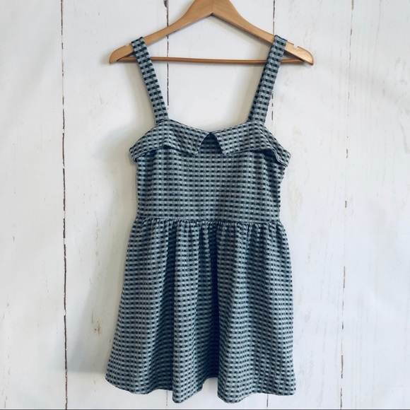 Free People Beach Peek A Boo Gingham Dress - Picture 2 of 7